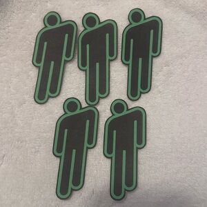 Black and Green Blosh Figure Decals